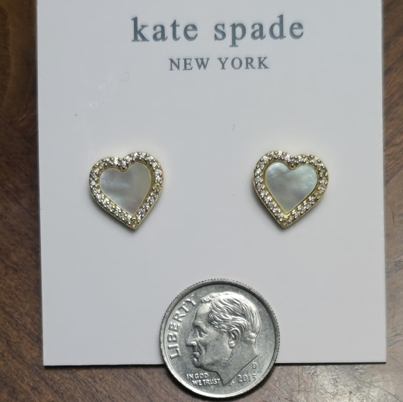 Kate Spade Heart Studs - Picture 3 of 4